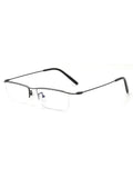 Half Rim Rectangle Glasses