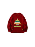 Men'S Round Neck Loose Sweater For Christmas