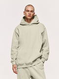 Loose Casual Solid Color Hooded Sweatshirt