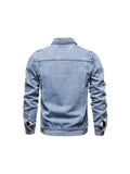 Men'S Slim Fit Denim Cardigan Jacket