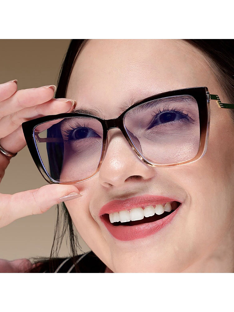Women'S Cat Eye Sleek Myopic Glasses