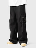 Men'S Straight Cargo Pants With Pockets