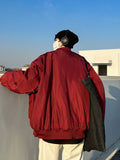 Men'S Solid Color Reversible Jacket