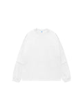 Long-Sleeved Cotton T-Shirt With Drop Shoulder