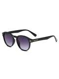 Men'S Round Sunglasses With Gold Side