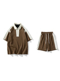 Men'S Half-Zip Polo T-Shirt Sets
