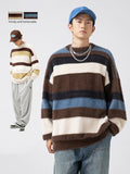 Men'S Knit Stripes Sweaters