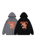 Flame Print Hoodies