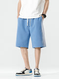 Men'S Gradient Color Cropped Shorts