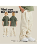 Kids' Pants With Antique Pleats
