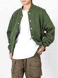 Thickened Solid Colour Bomber Jacket