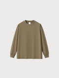 Men'S Flowy Long-Sleeved T-Shirts In Solid Colors