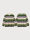 Men'S Stripes Cotton Long-Sleeved T-Shirts