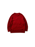 Men'S Round Neck Loose Sweater For Christmas