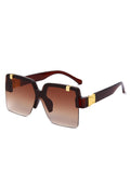 Men'S Square Large Frame Sunglasses