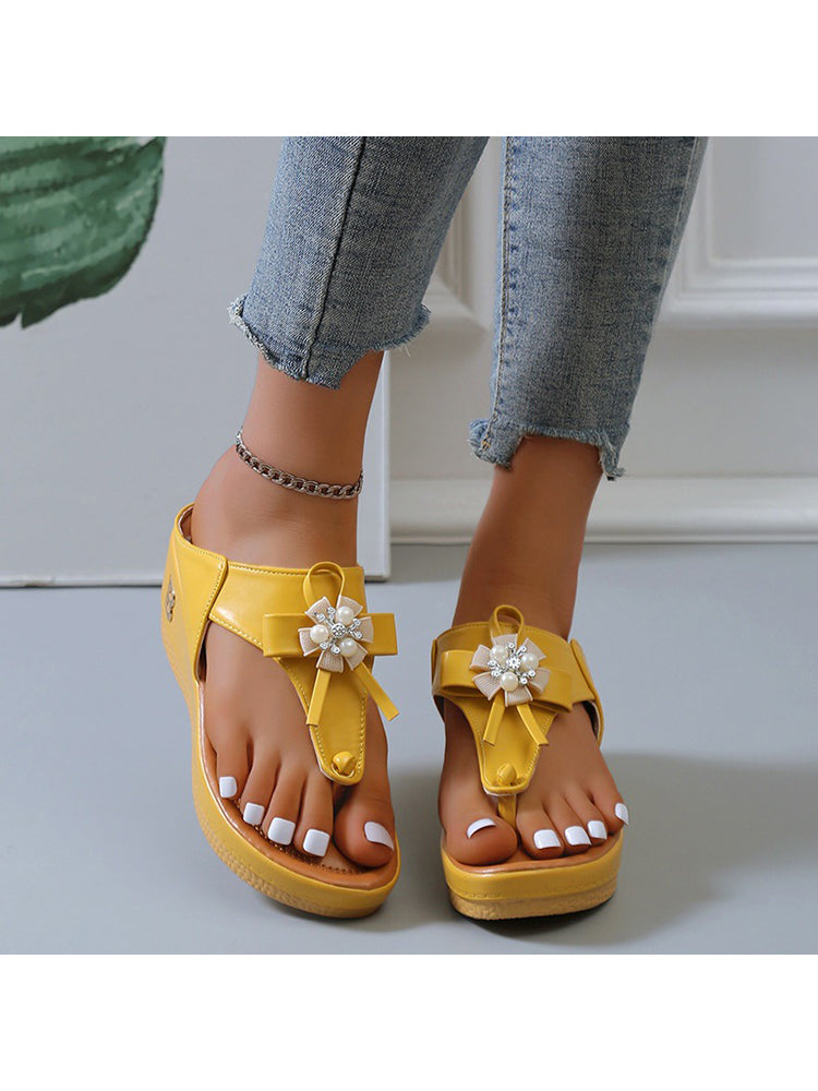 Women'S Sandals With Floral