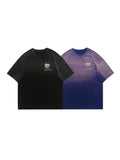Men'S Tie-Dye Washed Crew Neck Tees