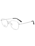 Men'S Square Rimless Myopic Glasses