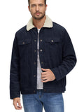 Corduroy Fleece Jacket Lapel Plush Lambswool Coat