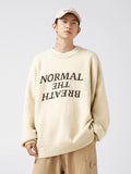 Men'S Crewneck Jacquard Sweaters