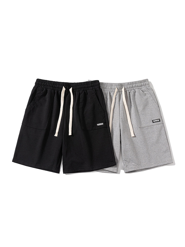 Men'S Solid Cropped Shorts