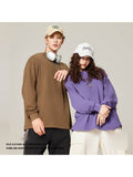 Men'S Flowy Long-Sleeved T-Shirts In Solid Colors