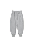 Solid-Color Warm-Padded Sweatpants With A Drawstring