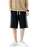 Men'S Gradient Color Cropped Shorts