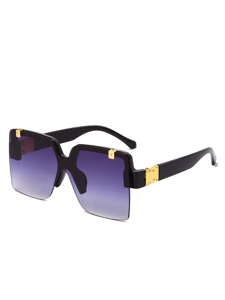 Men'S Square Large Frame Sunglasses