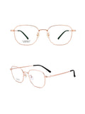 Men'S Square Rimless Myopic Glasses