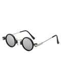 Retro Round Steampunk Style Frame UV400 Fashion Sunglasses