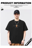 Loose-Fitting Letter Print T-Shirt