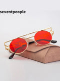 Round Frame Steampunk Style UV400 Fashion Sunglasses