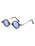Retro Round Steampunk Style Frame UV400 Fashion Sunglasses
