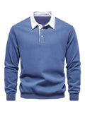Men's Lapel Casual Hoodie