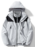 Detachable Fleece Thickened Windproof Outdoor 3 In 1 Interchange Jackets