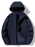 Detachable Fleece Thickened Windproof Outdoor 3 In 1 Interchange Jackets