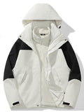 Detachable Fleece Thickened Outdoor 3 In 1 Interchange Jackets