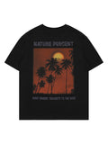 Men'S Senset Back Print T-Shirts