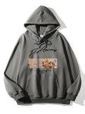 Men'S Hoodies With Flowy Angel Prints