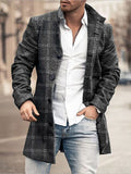 Casual Stand-Collar Buttons Wool&Blends