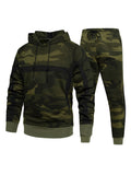 Casual Camouflage Sweatshirt HoodieSets