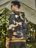 Casual Camouflage Drawstring Hoodies