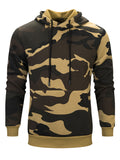 Casual Camouflage Drawstring Hoodies