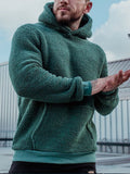 Solid Color Brushed Hoodies