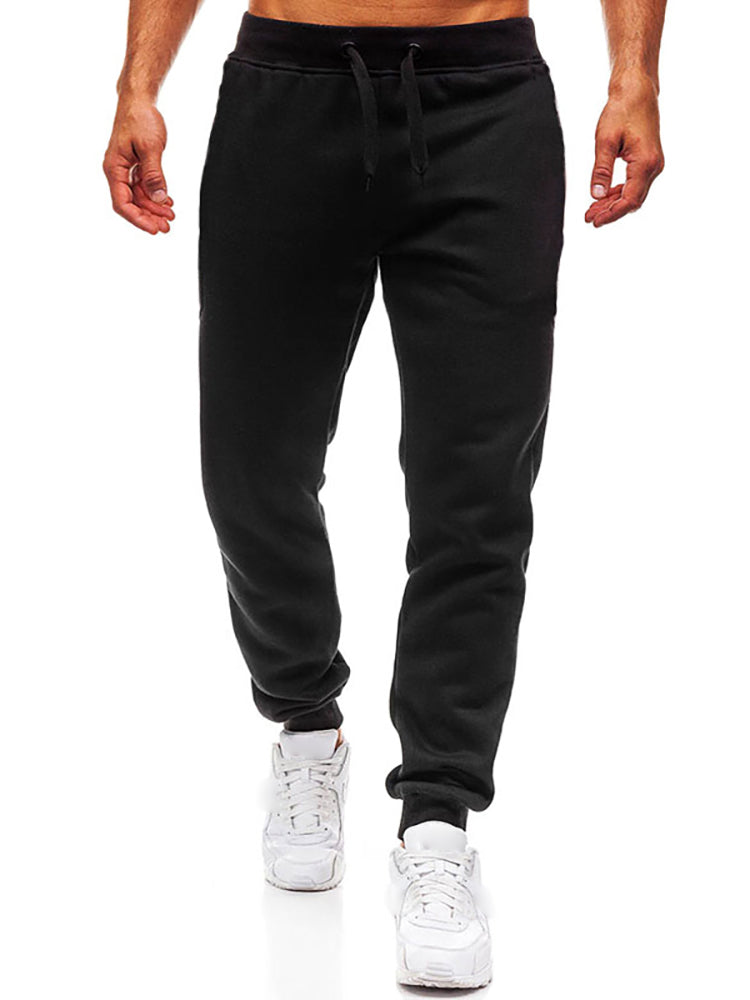 Casual Solid Color Drawsting Jogger