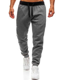 Casual Solid Color Drawsting Jogger