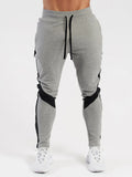 Contrast Color Drawstring Jogger