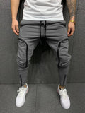 Casual Solid Color Zipper Drawstring Jogger