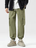 Casual Pocket Twill Legging Cargo Pants